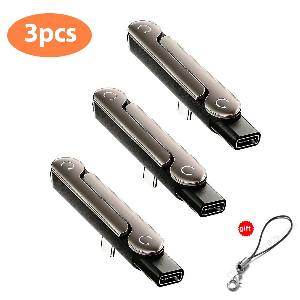 240W USB-C OTG Adapter with Foldable Stand for Fast Charging