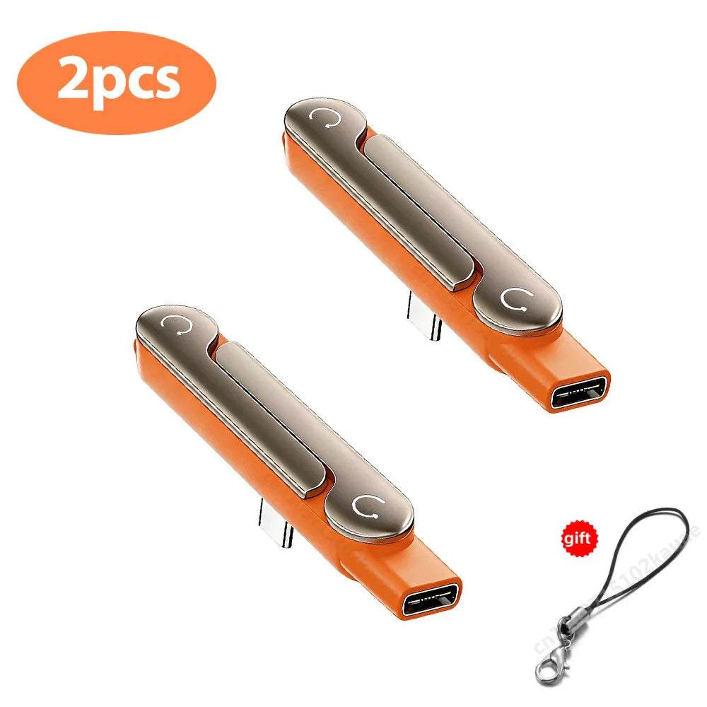 240W USB-C OTG Adapter with Foldable Stand for Fast Charging