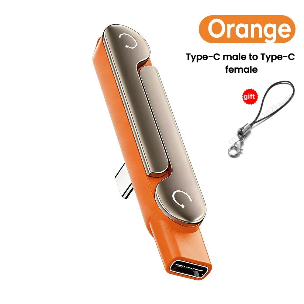 240W USB-C OTG Adapter with Foldable Stand for Fast Charging