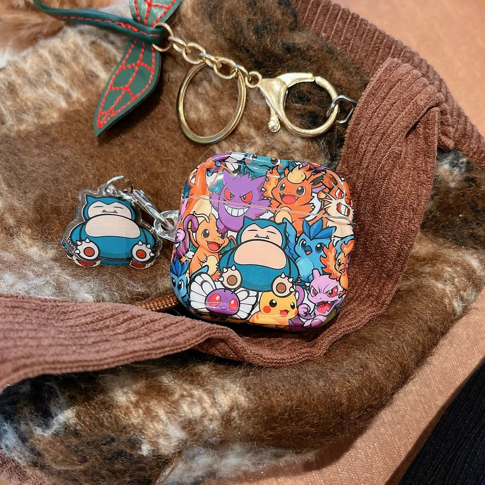 2026 New Anime Pokemon Gengar Snorlax Adorable Earphone Case for Airpods 1 2 3 4 Pro 2 3 Wireless Bluetooth Headset Shell Gift
